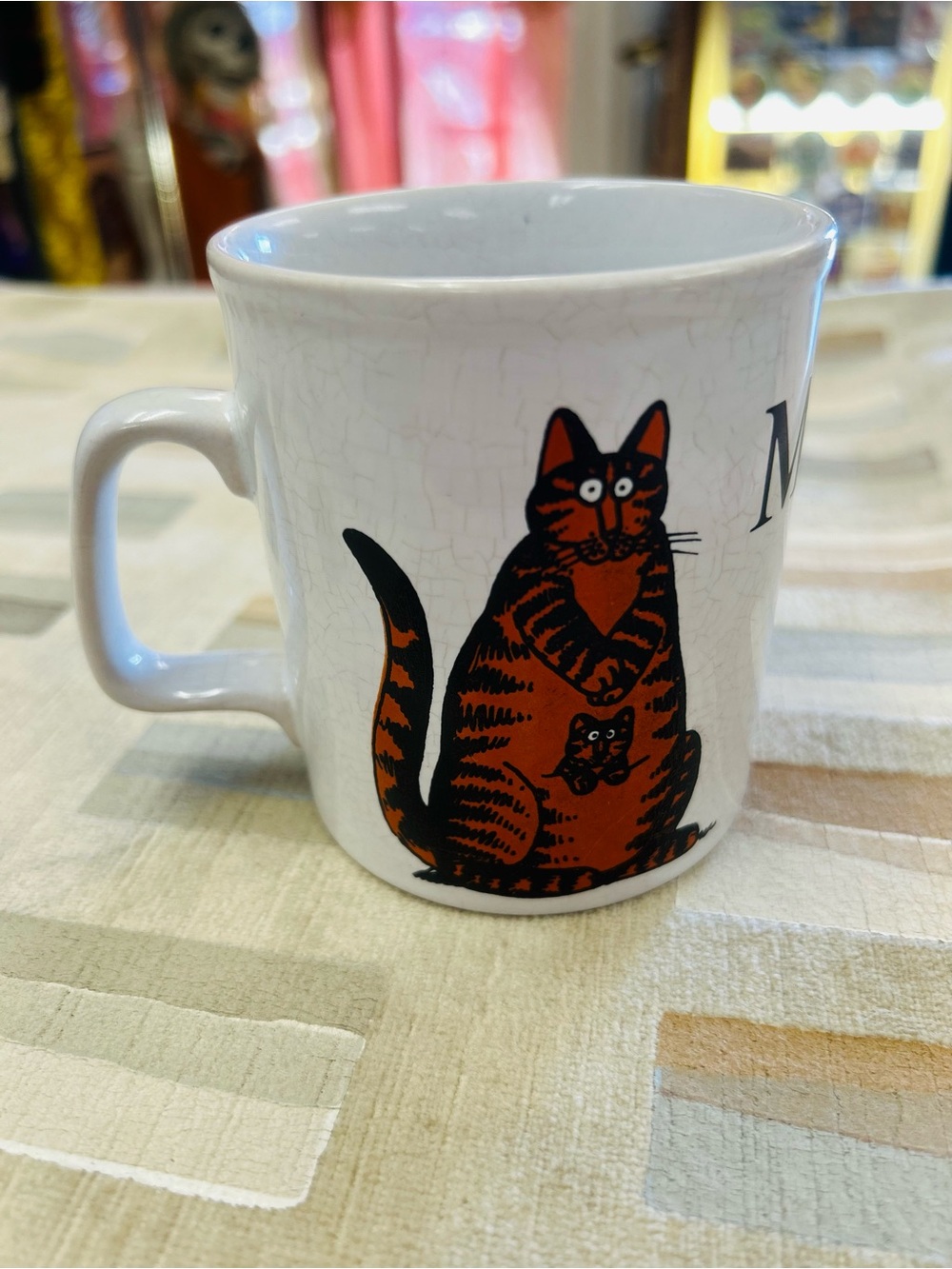 Vintage 1979 B. Kliban “Momcat.” Kiln Craft Mug